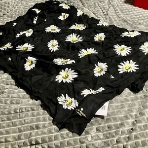 Nwt Kate Spade Daisy Rhinestone Down the Rabbit Hole Scarf